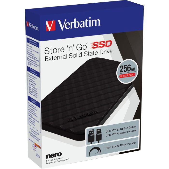 Disco Duro Externo Verbatim Store 'n' Go 2,5" 256 GB 1