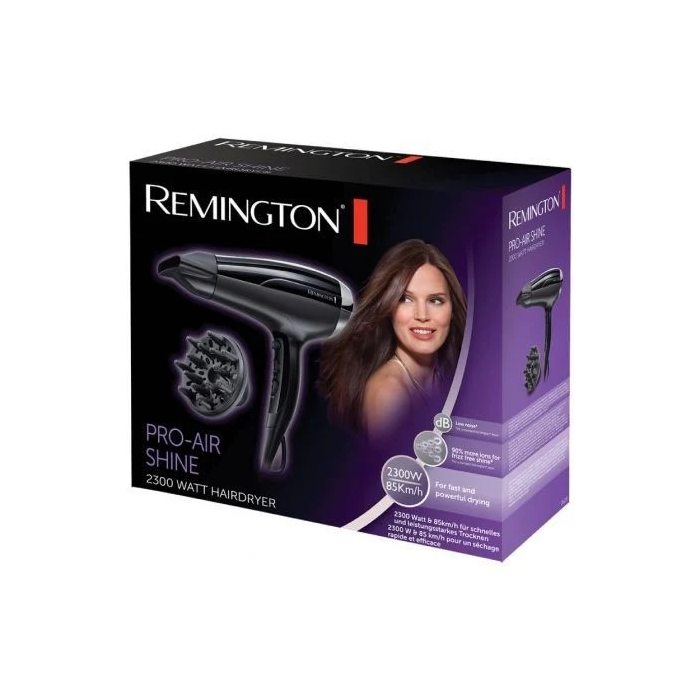 Remington Secador Pro-Air Shine D5215 2300W Iónico Negro