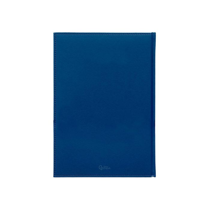 Agenda Encuadernada Liderpapel Creta 170x240 mm 2025 Dia Pagina Color Azul Papel 70 gr 2