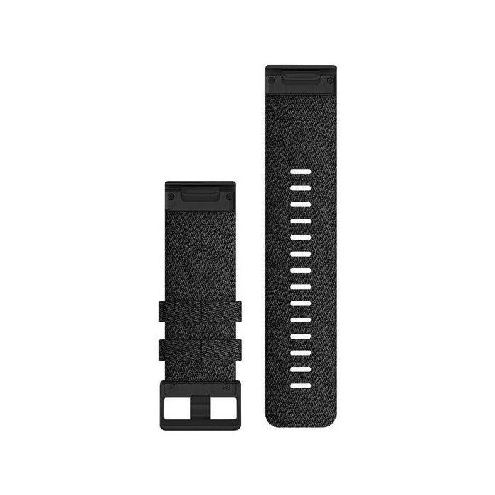 Garmin Ersatzarmband QuickFit 26mm Nylon Schwarz/Schiefergrau 1 Garmin Ersatzarmband QuickFit 26mm Nylon Schwarz/Schiefergrau 1