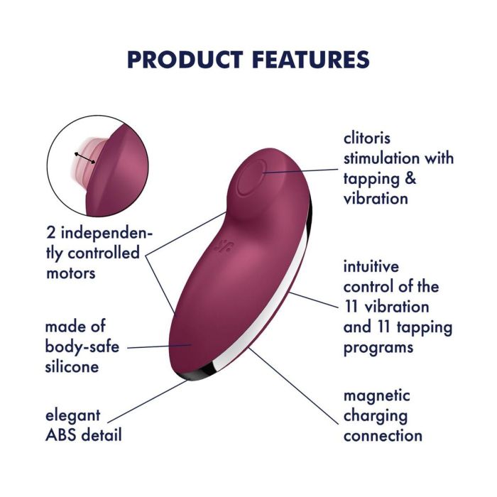 Masajeador erótico Satisfyer Rojo 10