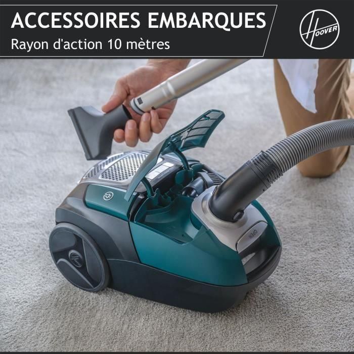 Hoover He530alg Solder Aspiradora con bolsa, poderoso 850 W, silenciador 69dB, alergia especial de 3.5l 3.5L y pelos de animales 5 Hoover He530alg Solder Aspiradora con bolsa, poderoso 850 W, silenciador 69dB, alergia especial de 3.5l 3.5L y pelos de animales 5