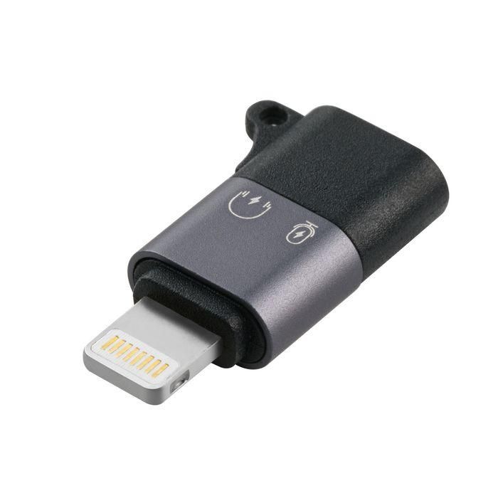 MicroConnect MC-USBCLIGHT Adaptador Lightning Macho a USB-C Hembra para Conectar Cables Lightning a Dispositivos USB-C, Carga y Sincronización, Plata MicroConnect MC-USBCLIGHT Adaptador Lightning Macho a USB-C Hembra para Conectar Cables Lightning a Dispositivos USB-C, Carga y Sincronización, Plata