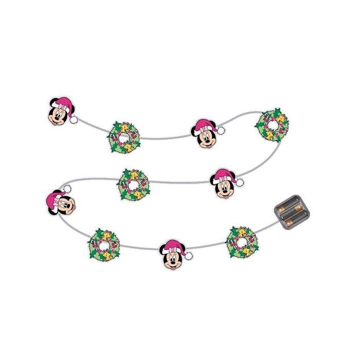 Guirnalda luz 10 led flash minnie mouse "lucky" 2 Guirnalda luz 10 led flash minnie mouse "lucky" 2