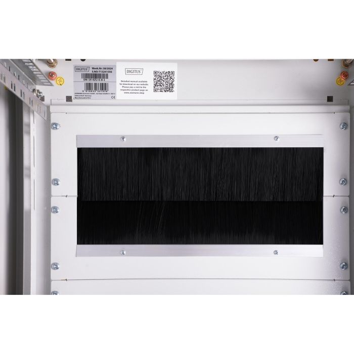 DIGITUS Netzwerkschrank Unique 42HE 2053x600x800mm grau (Speditionsversand) 8