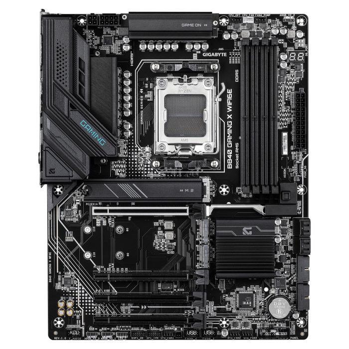 Gigabyte WF6E Placa Base (AM5) DDR5 Wi-Fi 6E Zócalo AM5 para AMD Ryzen 9000 Series ATX 1