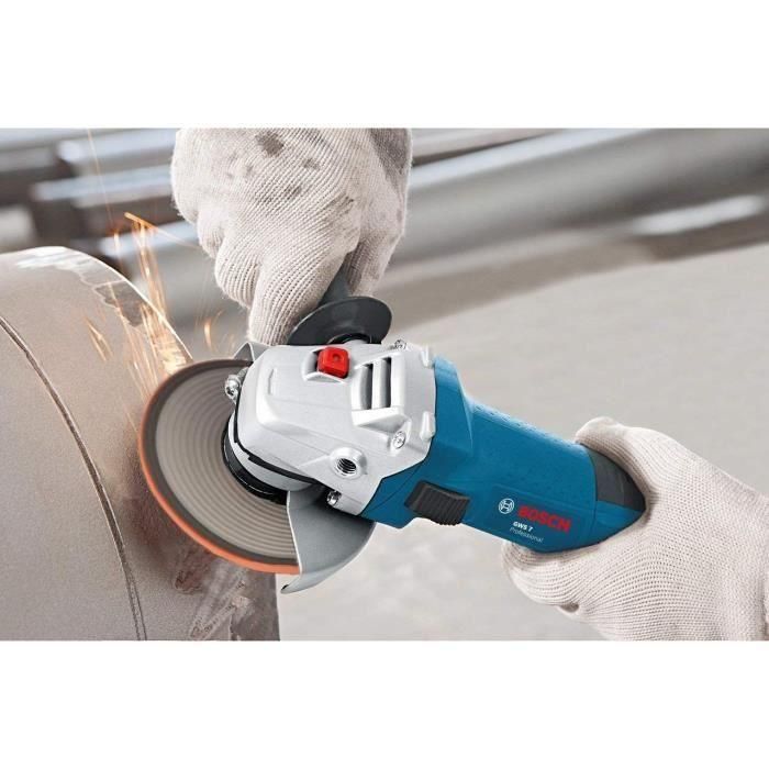 Bosch Professional Amoladora 125mm 1400W: Motor con Refrigeración Óptima y Alta Resistencia a Sobrecargas, Cubierta Protectora Indeformable para Seguridad 4