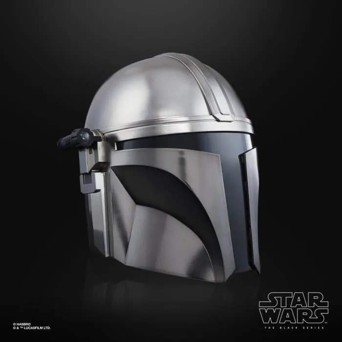 Hasbro Star Wars The Mandalorian Casco Electrónico Black Series Réplica 1:1 Ajustable LED 1