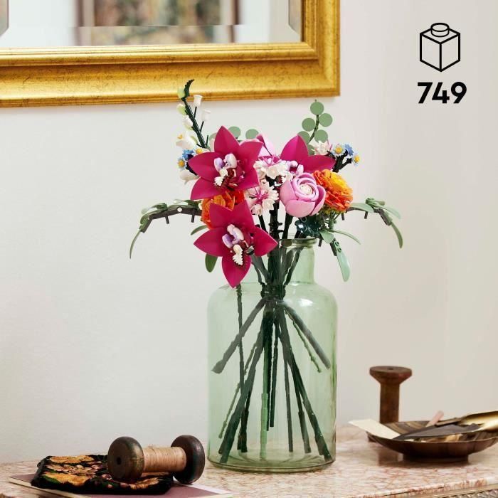 LEGO Juego de Construcción Ramo de Flores Fantasía en Rosa Botanicals +18 años 1