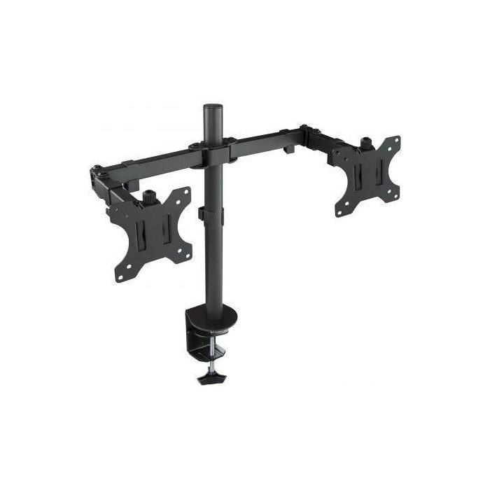 Tooq Soporte Mesa DB1232Tn para 2 Pantallas de 13" a 32" Orientable y Ajustable VESA Negro 1 Tooq Soporte Mesa DB1232Tn para 2 Pantallas de 13" a 32" Orientable y Ajustable VESA Negro 1