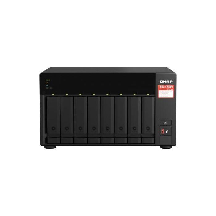 NAS QNAP TS-873A/ 8 Bahías 3.5"- 2.5"/ 8GB DDR4/ Formato Torre NAS QNAP TS-873A/ 8 Bahías 3.5"- 2.5"/ 8GB DDR4/ Formato Torre