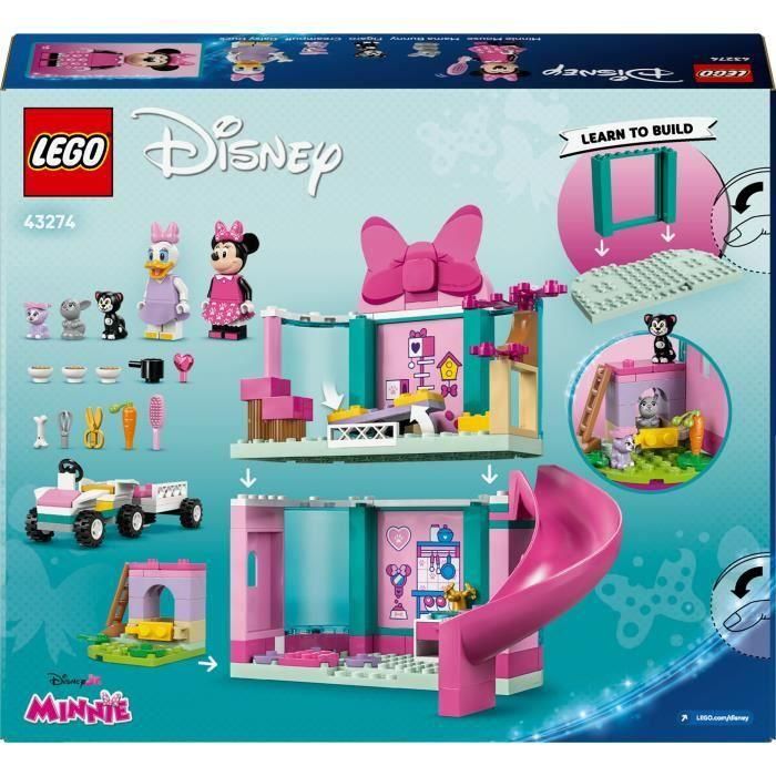 LEGO 43274 Disney Hotel de Mascotas de Minnie Set de Construcción para Niños 4+ 5