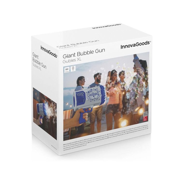 Pistola de Burbujas Gigante con LED Gubles XL InnovaGoods 1 Pistola de Burbujas Gigante con LED Gubles XL InnovaGoods 1