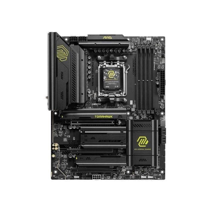 MSI 4711377254557 Placa base MAG X870 TOMAHAWK WiFi para AMD Ryzen 9000, Wi-Fi 7, 5G LAN, USB 40 Gb/s, PCIe 5.0 1 MSI 4711377254557 Placa base MAG X870 TOMAHAWK WiFi para AMD Ryzen 9000, Wi-Fi 7, 5G LAN, USB 40 Gb/s, PCIe 5.0 1