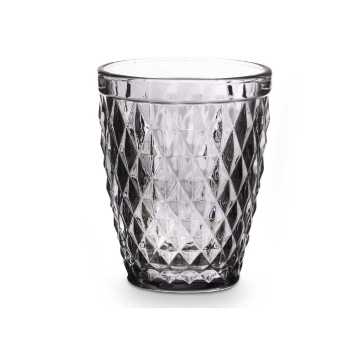 Vaso Diamante Gris 250 Ml Vivalto 8X10CM (24 Unidades) 1 Vaso Diamante Gris 250 Ml Vivalto 8X10CM (24 Unidades) 1