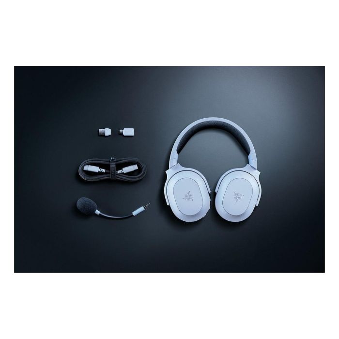 Razer Auriculares Inalambricos Barracuda X Chroma Bluetooth 5.3 USB-Dongle Negro Blanco Juego 70h Batería Virtual 7.1 4