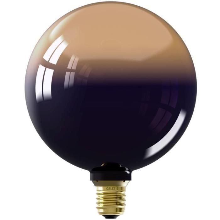 Bombilla LED E27 - CALEX - INCEPTION G125 - 3,5 W - 80 lm - 1800 K - Negro / dorado degradado 4