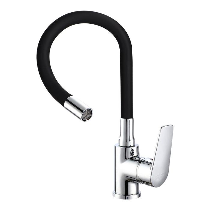 Grifo cocina monomando baiona caño flexible negro 2 Grifo cocina monomando baiona caño flexible negro 2