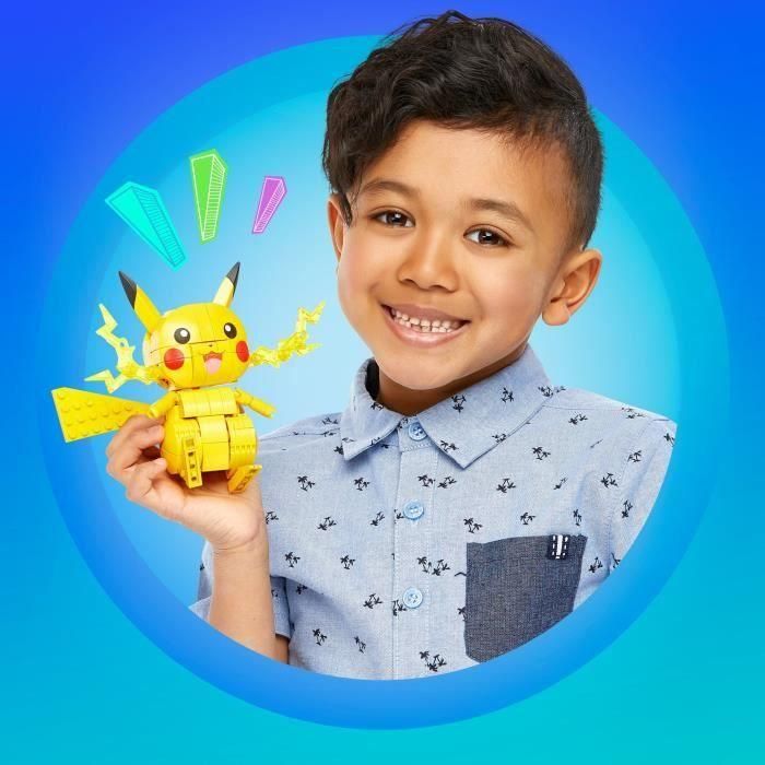 MEGA CONSTRUX Pokémon Pikachu para construir 10 cm - 6 años y + 3