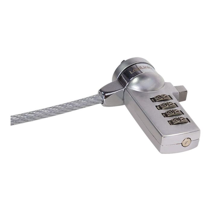 Logilink Cable antirrobo para portátil con combinación de 4 cifras, 1.50 metros, acero 1 Logilink Cable antirrobo para portátil con combinación de 4 cifras, 1.50 metros, acero 1