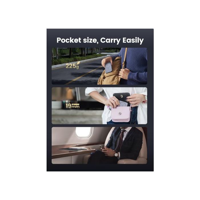 Ugreen 10000Mah Mini Powerbank Wireless 20W With Magsafe Grey 13