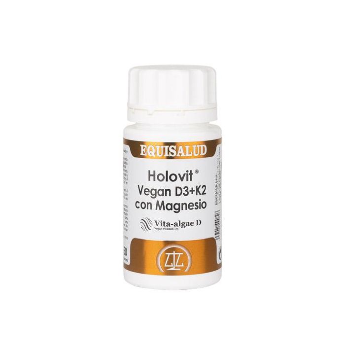 Holovit Vegan D3 + K2 Con Mg 50 Cáps