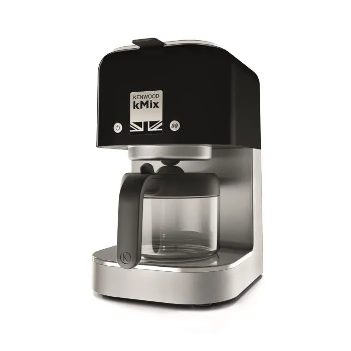 Kenwood Cafetera con filtro COX750BK kMix - 1200 W - Jarra de Vidrio 0.75L - Negro 1