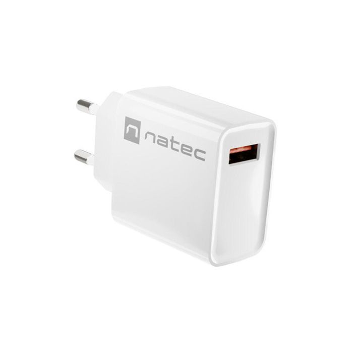 Cargador de Pared Natec NUC-2057 RIBERA Blanco 18 W 3 Cargador de Pared Natec NUC-2057 RIBERA Blanco 18 W 3