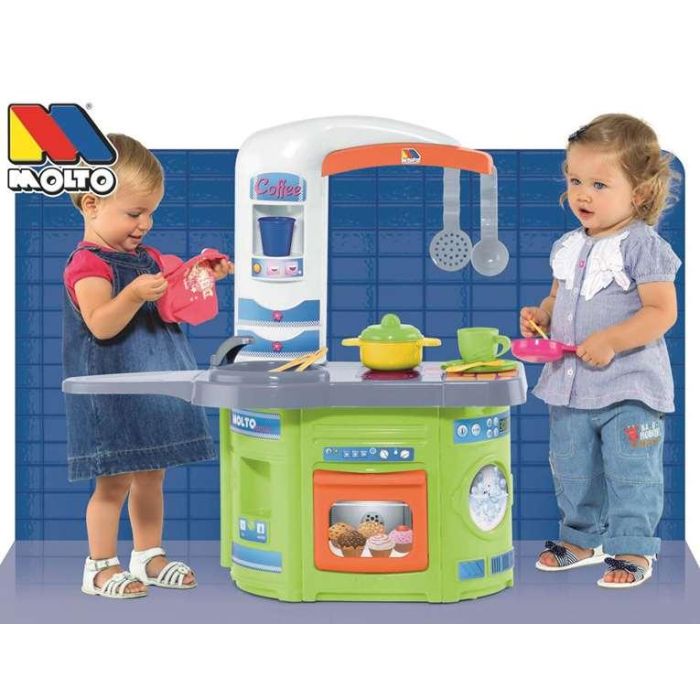 Molto Cocina de Juguete Mi Primera Cocina Roja 68 cm con 12 Accesorios de Plástico para Niños a partir de 2 años 6 Molto Cocina de Juguete Mi Primera Cocina Roja 68 cm con 12 Accesorios de Plástico para Niños a partir de 2 años 6
