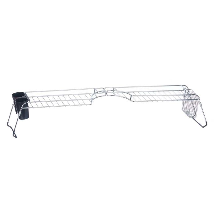 Soporte Fregadero Metal Doble Cubertero Kinvara 44X11CM (4 Unidades) 1 Soporte Fregadero Metal Doble Cubertero Kinvara 44X11CM (4 Unidades) 1