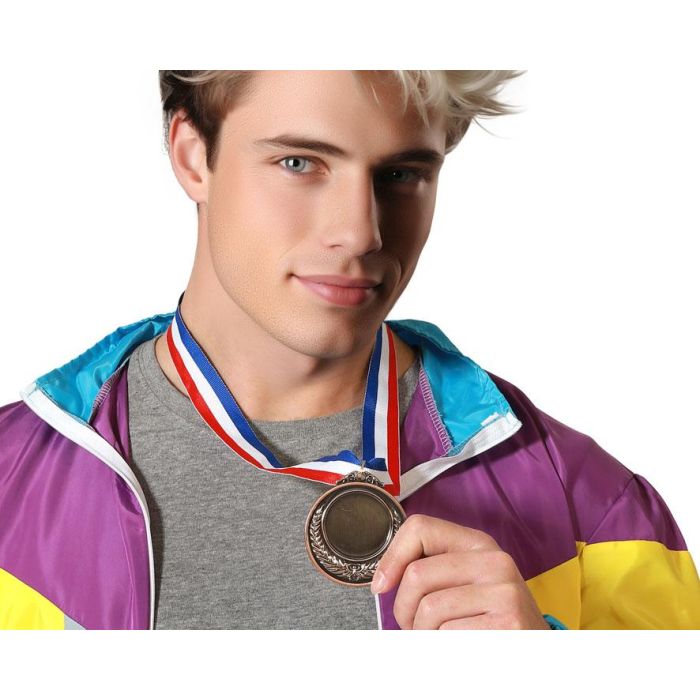 Medalla de Bronce 6,5 cm con Cinta para Premios y Eventos Deportivos Escolares