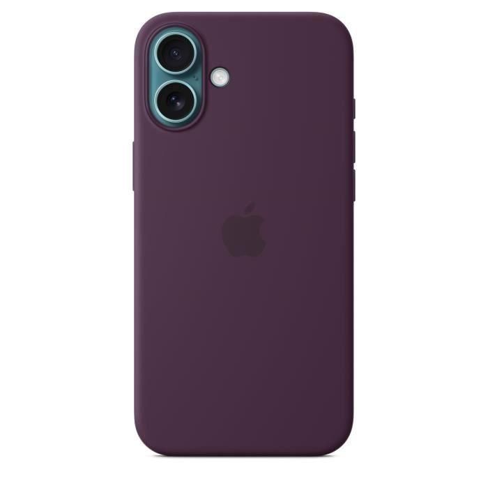 APPLE iPhone 16 Plus - Funda de Silicona con MagSafe - Ciruela 1 APPLE iPhone 16 Plus - Funda de Silicona con MagSafe - Ciruela 1