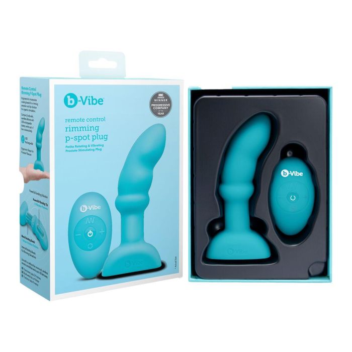 Vibrador anal B-Vibe Azul 7 Vibrador anal B-Vibe Azul 7