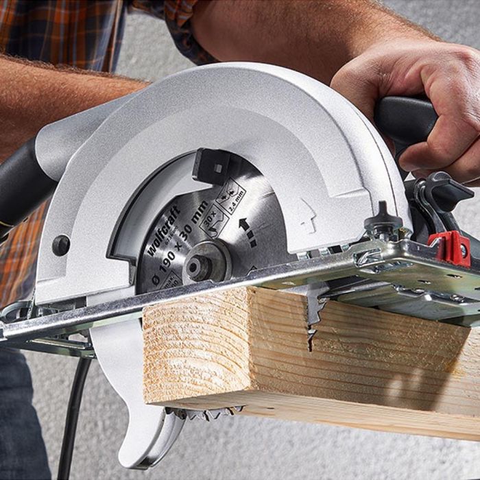 Wolfcraft 6736000 Disco Sierra Circular Mano para Madera y Tablero Ø190 mm, 30 Dientes, Ancho 2.4 mm 1