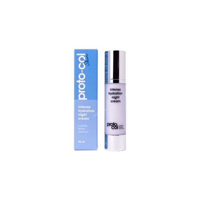 PROTOCOL Crema de Noche Hidratación Intensa con Colágeno y Ácido Hialurónico