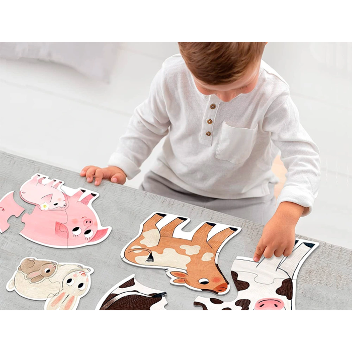 Goula Puzle XXL Mamas y Bebes 14 Piezas Animalitos de Granja 2 Goula Puzle XXL Mamas y Bebes 14 Piezas Animalitos de Granja 2