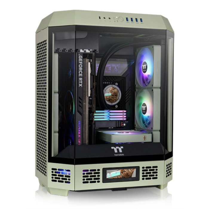Thermaltake CA-1Z1-00MEWN-00 Carcasa de Ordenador Midi Tower Verde Claro Thermaltake CA-1Z1-00MEWN-00 Carcasa de Ordenador Midi Tower Verde Claro