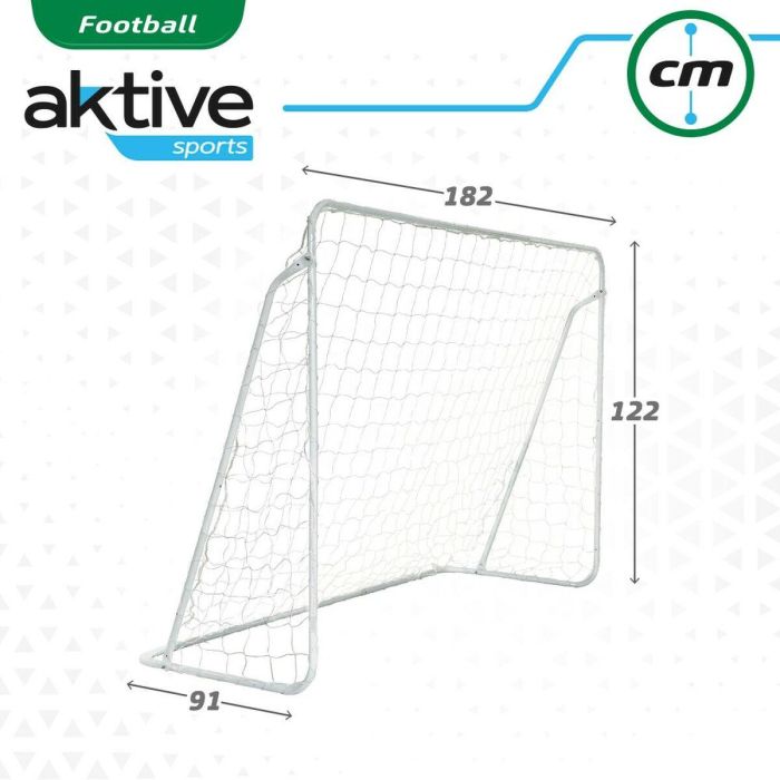 Portería de Fútbol Aktive 182 x 91 x 122 cm 1 Portería de Fútbol Aktive 182 x 91 x 122 cm 1