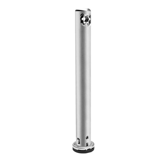 Italiana Ferramenta H100 B/Red. Pie Nivelador Rekord Tech Regulable 25mm Max. con Base Redonda