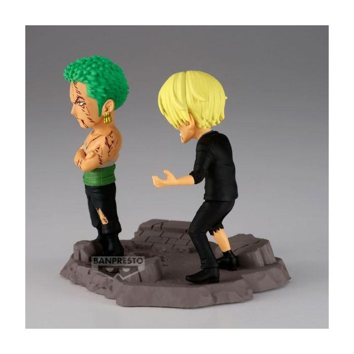 Banpresto BP29523P Figura One Piece World Collectable Log Stories Roronoa Zoro & Sanji 8cm PVC y ABS Limitada 3 Banpresto BP29523P Figura One Piece World Collectable Log Stories Roronoa Zoro & Sanji 8cm PVC y ABS Limitada 3