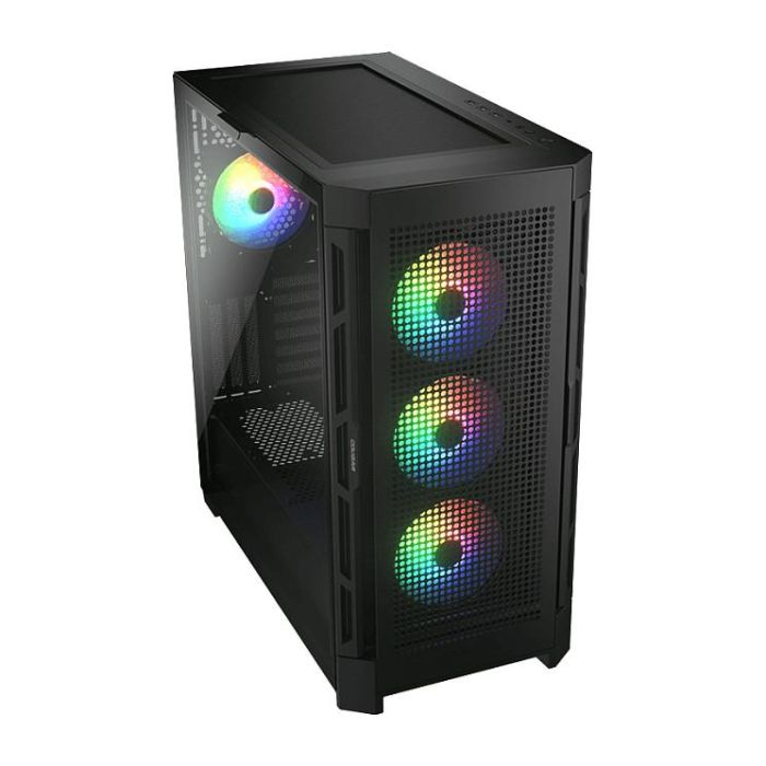 Cougar CGR-5AD1B-RGB Midi Tower PC Negro ARGB Schwarz