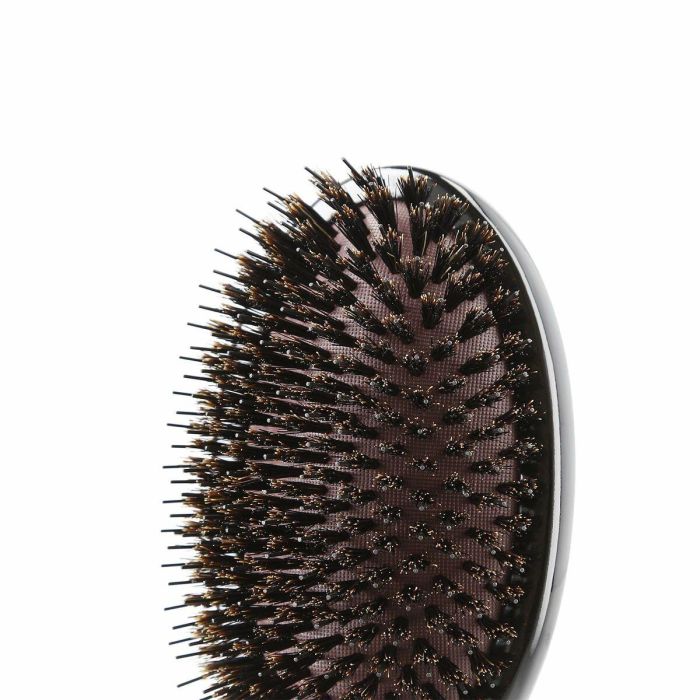 Lussoni #Oval Cepillo para el pelo de madera de haya con cerdas de jabalí y nailon, desenreda y da brillo 1 unidad 2 Lussoni #Oval Cepillo para el pelo de madera de haya con cerdas de jabalí y nailon, desenreda y da brillo 1 unidad 2