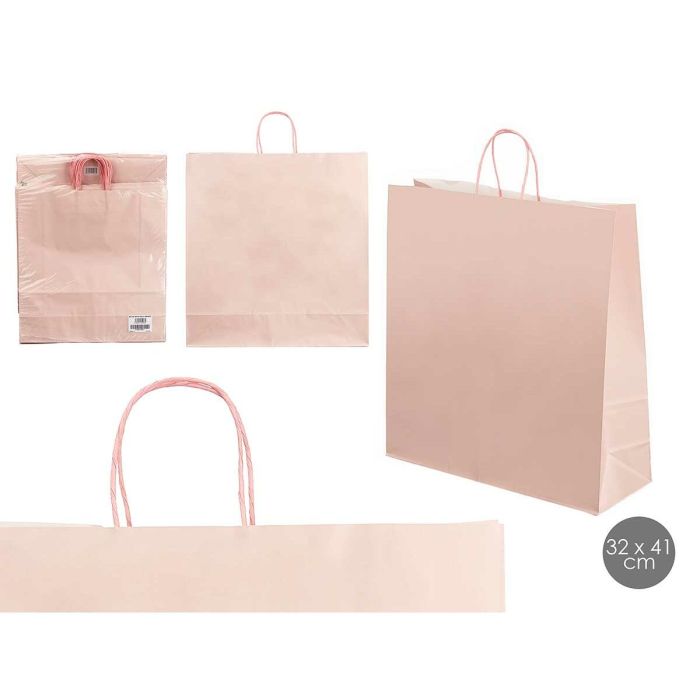 Bolsa de Papel Pincello 34065 Rosa 32 X 12 X 50 cm (25 Unidades) 3