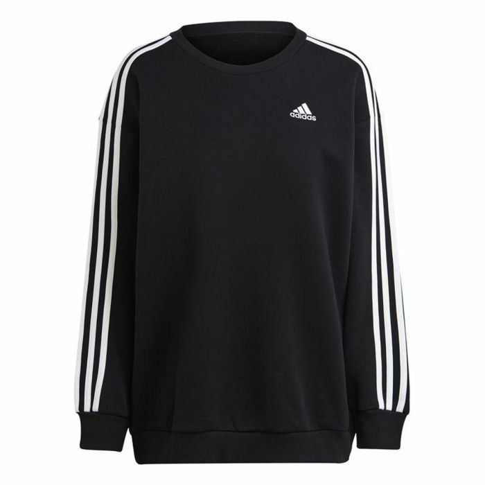 Sudadera sin Capucha Mujer Adidas 3S Fl Os Swt Negro L/XL 0 Sudadera sin Capucha Mujer Adidas 3S Fl Os Swt Negro L/XL 0