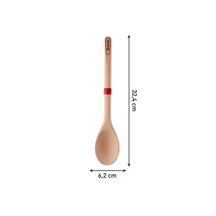 Cuchara Ingenio TEFAL - Madera de haya y silicona platino - 32 cm 1