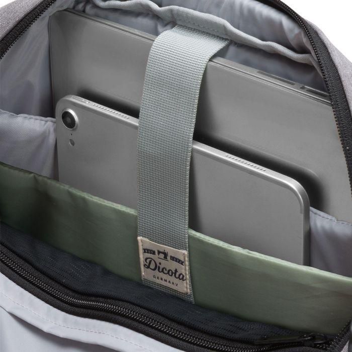 Dicota Bag Eco MOTION 13 - 15.6", 600D RPET Polyester, Light Grey 9 Dicota Bag Eco MOTION 13 - 15.6", 600D RPET Polyester, Light Grey 9