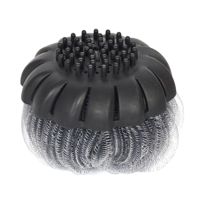 Cosmetic Club Flor Ducha 2 En 1 Barber Shop con Red para Lavar y Púas para Masajear, 12 cm 2