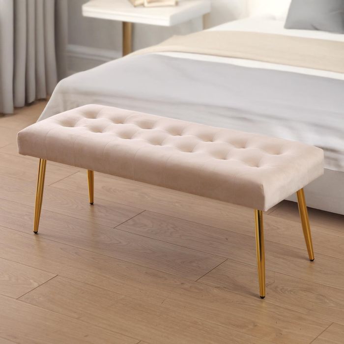 Pie De Cama Tirsa Beige Versa 42X80CM 1 Pie De Cama Tirsa Beige Versa 42X80CM 1