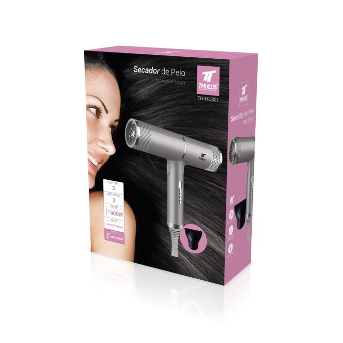 Secador Pelo Thulos Th - Hd807 gris 1500 W 2 Secador Pelo Thulos Th - Hd807 gris 1500 W 2