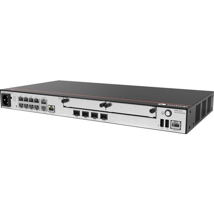 HUAWEI eKit NetEngine AR700 Router Empresarial de Alto Rendimiento, 2*GE combo WAN, 1*10GE(SFP+) WAN, 8*GE LAN, VPN, Seguridad 1
